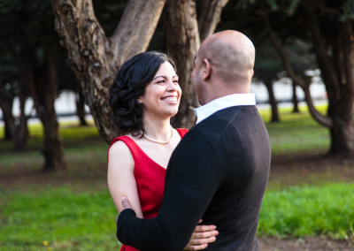 Engagement Session at Palace of Fine Arts