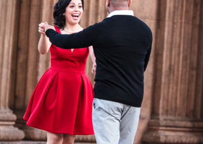 Engagement Session at Palace of Fine Arts